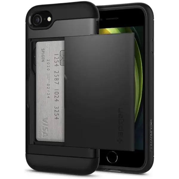 Spigen Husa telefon mobil Spigen Slim Armor CS pentru iPhone 7/8, Negru 32547