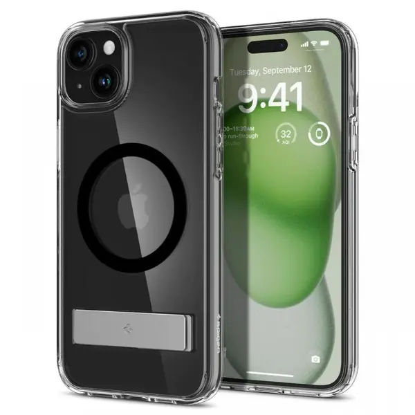 Spigen Husa Ultra Hybrid S MagSafe iPhone 15 Plus Black
