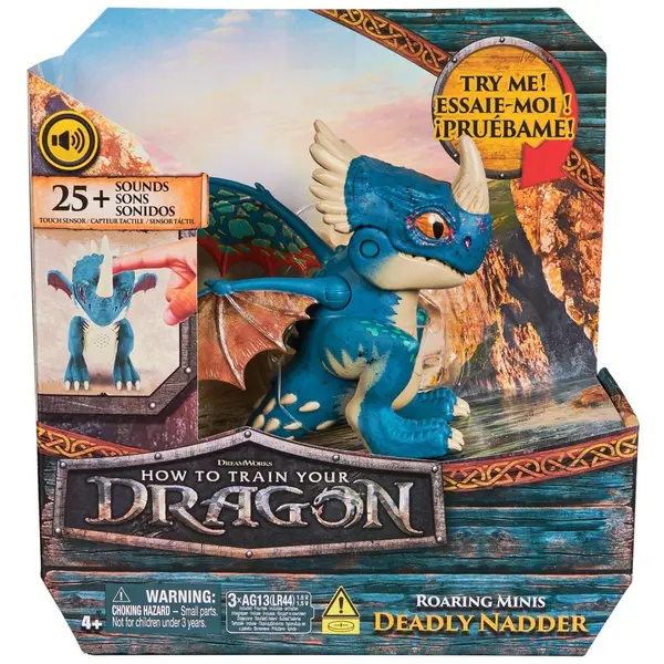Spin Master How To Train Your Dragon 2025 - Figurina Roaring Minis Deadly Nadder, Multicolor, 4 ani+, Multicolor