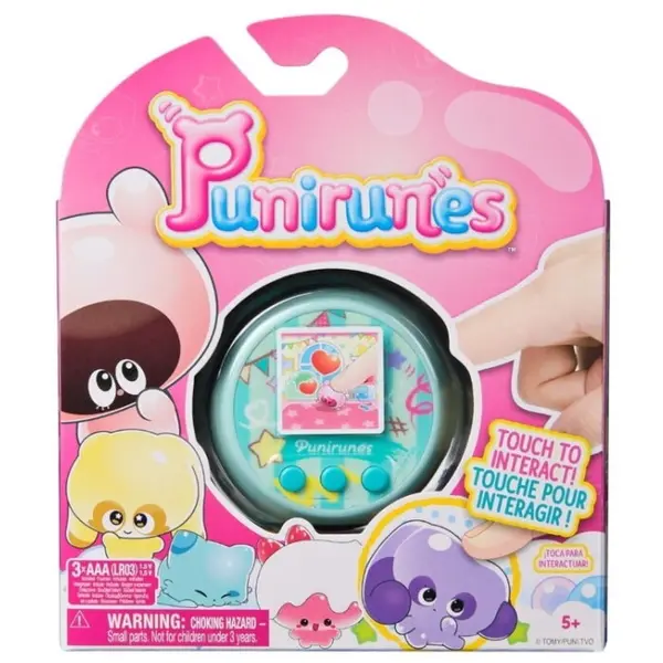 Spin Master Jucarie Digitala Interactiva, Punirunes, Squishy Bff, Ecran Led Interactiv Color, 55 De Animale De Deblocat, Albastru
