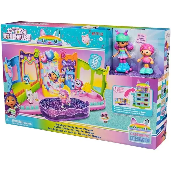 Spin Master Set de joaca Gabby's Dollhouse - Camera de petrecere