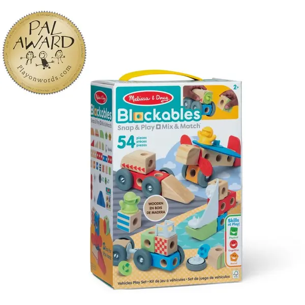 Spin Master Set de joaca Melissa & Doug Spin Master - Blockables™ Vehicule 3 Ani+