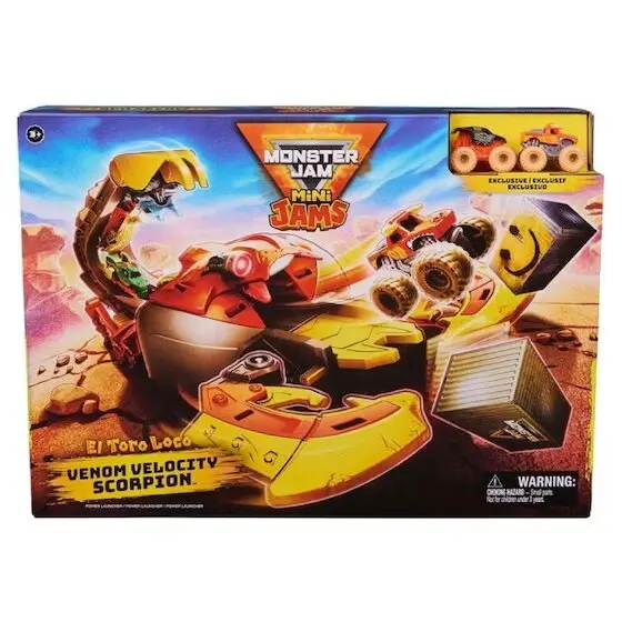Spin Master Set masini Monster Jam Mini 1:87 El Toro Loco - Venom Velocity Scorpion