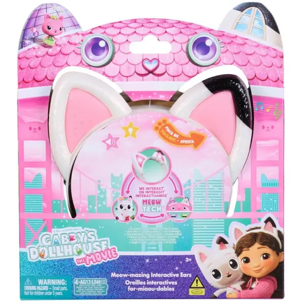 Spin Master Spin Master - Bentita Gabby's Dollhouse - Urechi de pisica interactive