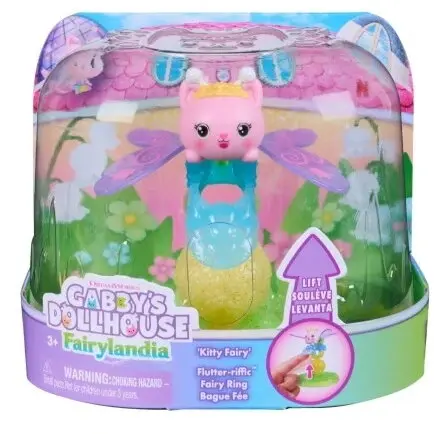 Spin Master Spin Master - Figurina Gabbys Dollhouse Fairylandia inel de zana cu figurina Kitty Fairy,