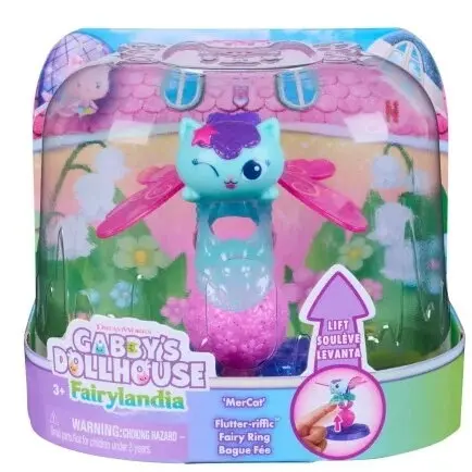 Spin Master Spin Master - Figurina set Gabbys Dollhouse, inel de zana cu figurina Mercat, multicolor