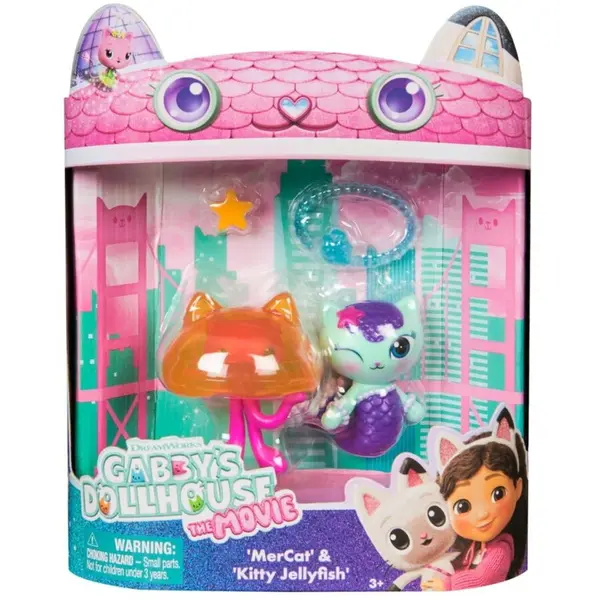 Spin Master Spin Master - Gabby's Dollhouse - Mercat si Pisicuta meduza, cu accesorii