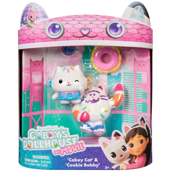 Spin Master Spin Master - Gabbys Dollhouse, Cakey Cat si Cookie Bobby