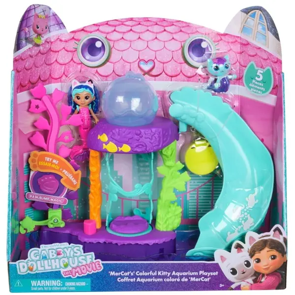 Spin Master Spin Master - Gabbys Dollhouse, Mer-Cats Colorful Kitty Aquarium