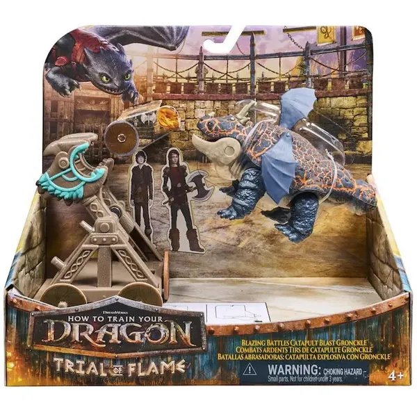 Spin Master Spin Master - How to train your dragon - Trial of Fire, Blazing Battles: Gronckle catapult