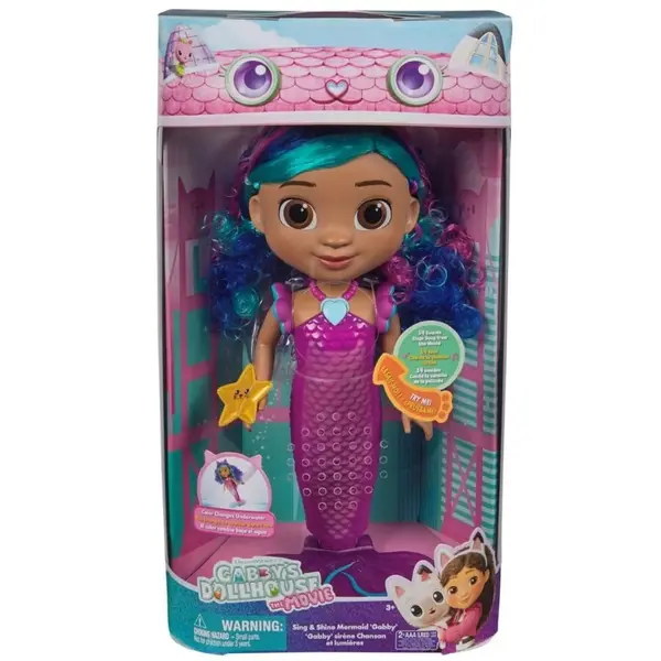 Spin Master Spin Master - Papusa interactiva Gabby's Dollhouse - Sirena Gabby