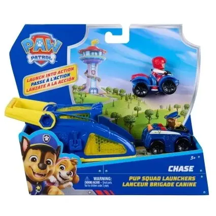 Spin Master Spin Master - Set figurine Paw Patrol, Chase cu vehicul