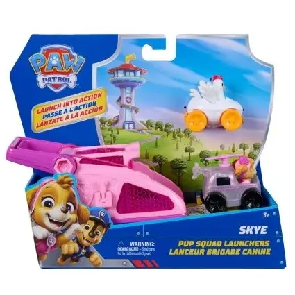 Spin Master Spin Master - Set figurine Paw Patrol, Skye si vehicul cu lansator