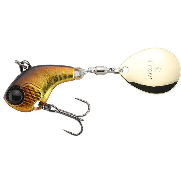 Spinner Deracoup 3/4oz Silver Powder Gold&Black