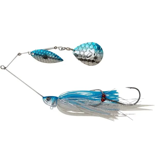 Spinnerbait Da'Bush Spinnerbait 16Cm 32G Sinking Blue Silver