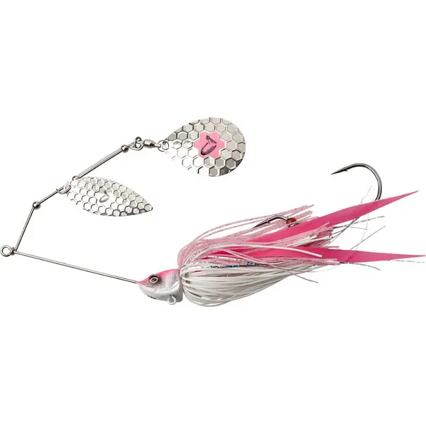 Spinnerbait Da'Bush Spinnerbait 16Cm 32G Sinking Pink Silver