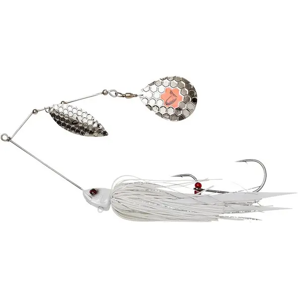 Spinnerbait Da'Bush Spinnerbait 16Cm 32G Sinking White Silver