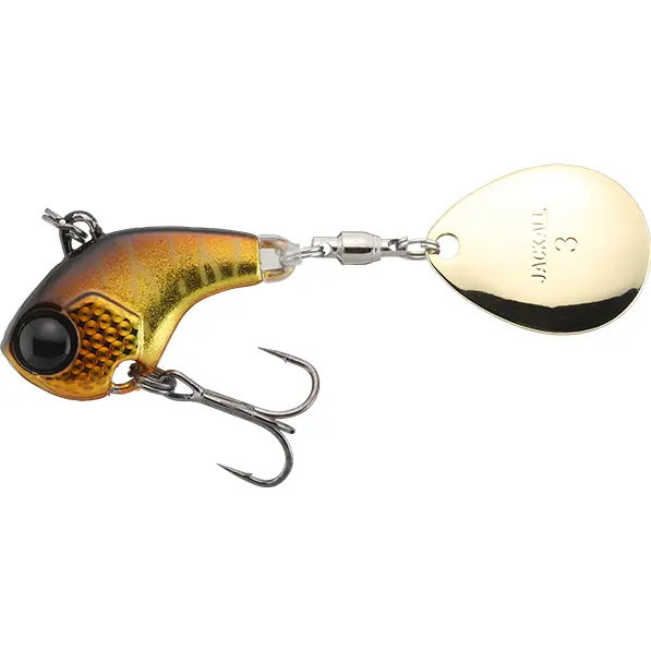 Spinnertail Deracoup 10g Silver Powder Gold & Black
