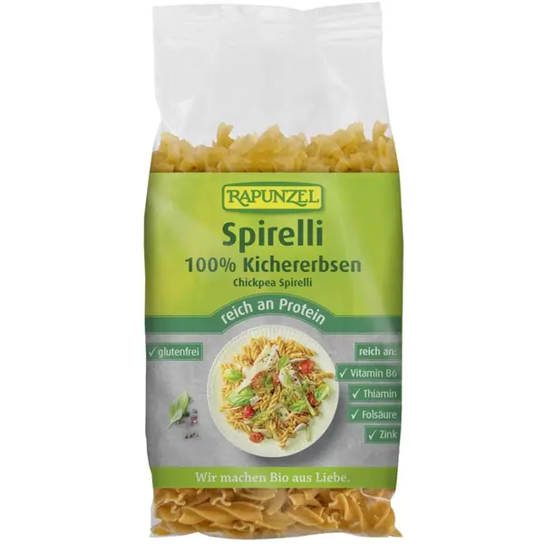 Spirelli din naut fara gluten, eco - 300 g