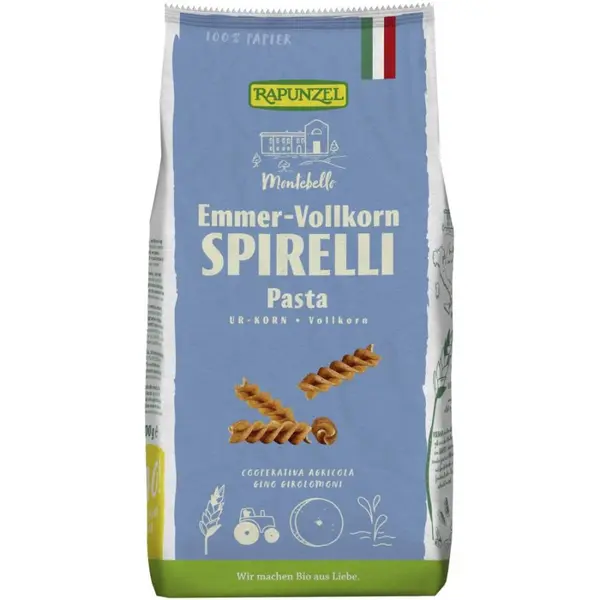 Spirelli emmer integrale, eco - 500 g