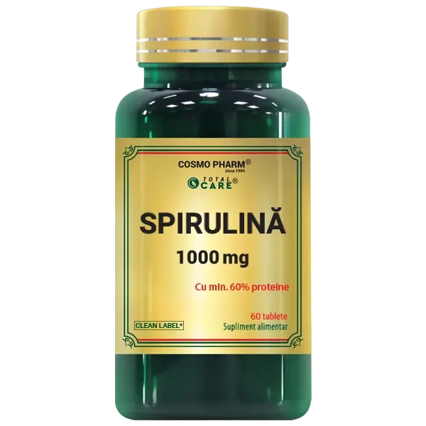 SPIRULINA 1000 mg - 60 tablete, Cosmo Pharm