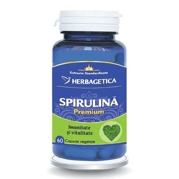 Spirulina, 60 capsule, Herbagetica