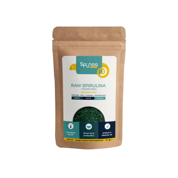 Spirulina Crunchies Burkina Faso, 50g | Spinoa