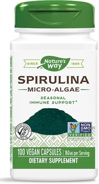 Spirulina Micro-Algae, 100 capsule, Nature's Way