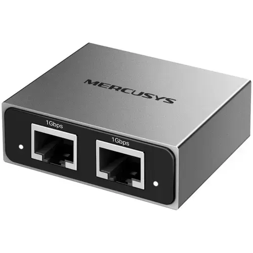 Splitter retea ethernet Mercusys MEH35, 4 x gigabit port, plug-in play, compatibil Cat 8/7/6/5e/5