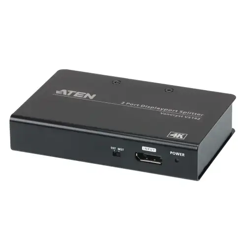 Splitter video ATEN, DisplayPort (M) la DisplayPort (M) x 2, negru, VS192-AT-G