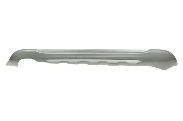 Spoiler bara spate argintiu, cu iesire teava evacuare partea stanga VOLVO S60 2 II intre 2010-2013