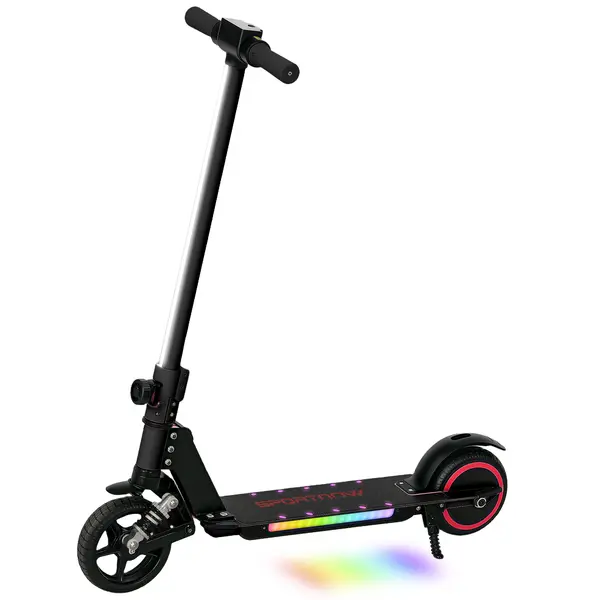 SPORTNOW Trotinetă electrică pentru copii 6-14 ani scooter electric pliabil pentru copii viteză maximă 14 km/h aluminiu negru | Aosom Romania