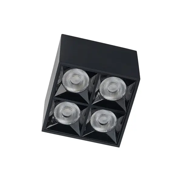 Spot aplicat BARUZ BLACK 16W - Lumina calda 3000K