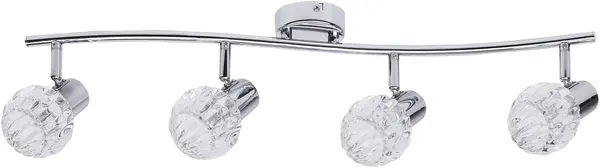 Spot cvadruplu Rabalux - Lauren 6094, IP20, E14, 4 x 40W, 230V, cromat