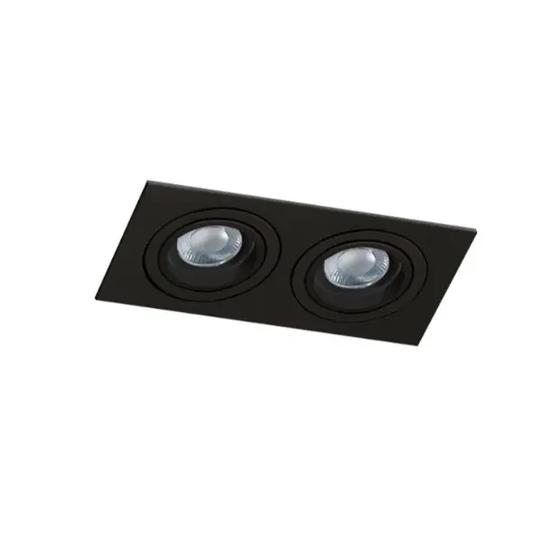 Spot incastrat CROMLIX DOUBLE - Negru