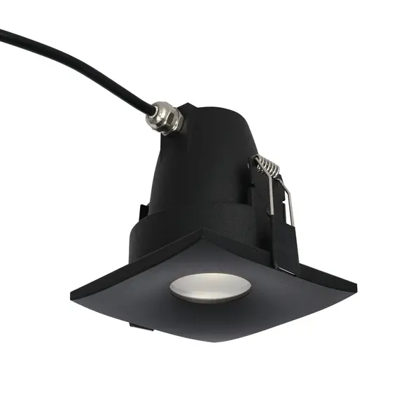 Spot incastrat FLOE SQUARE - Negru