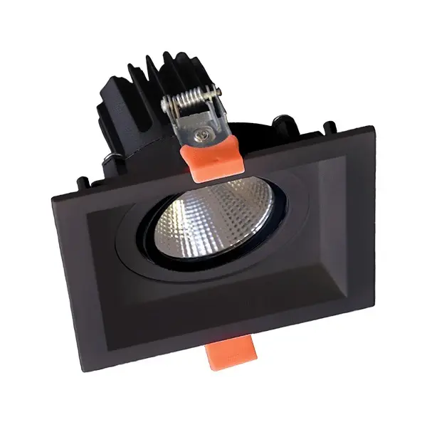 Spot incastrat ONEIDA BLACK - Lumina calda 3000K