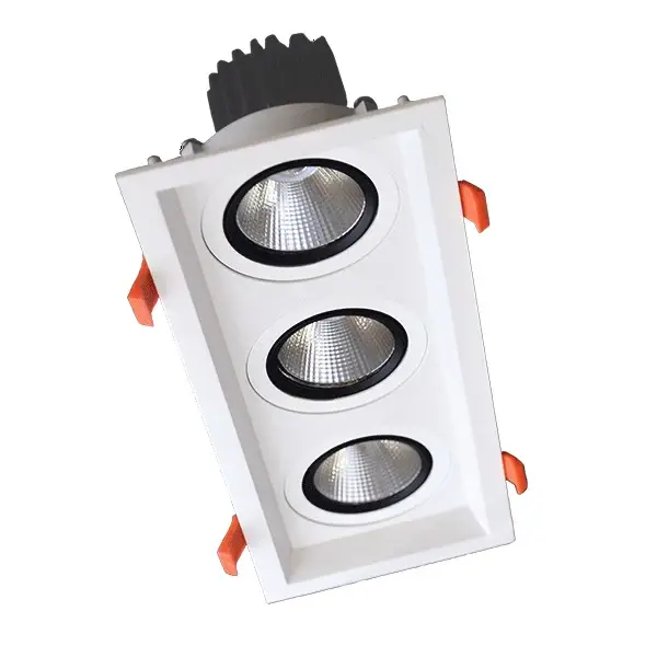 Spot incastrat ONEIDA TRIPLE WHITE - Lumina calda 3000K