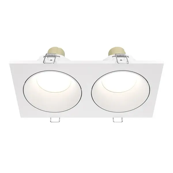 Spot incastrat OZANA DOUBLE WHITE - Alb