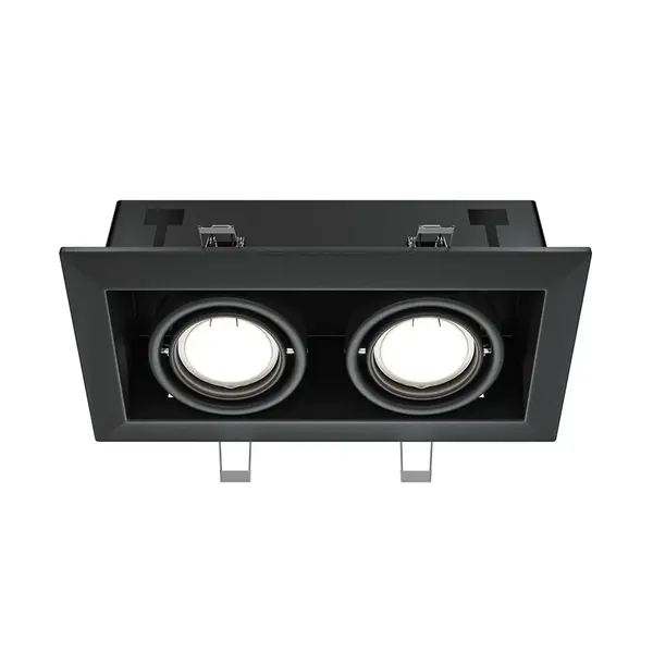 Spot incastrat TRIAN MODERN DOUBLE - Negru