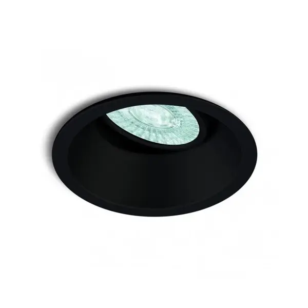 Spot incastrat WAZILO ROUND negru - PROMO STOC - Negru