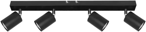 Spot liniar Orno - DOA SP4, GU10, IP20, 4 х 50W, 230V, negru