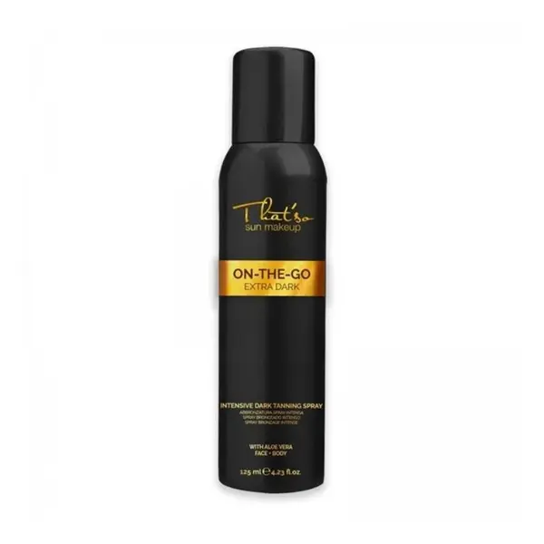 Spray autobronzant fata si corp, On The Go Extra Dark, 125ml, That So