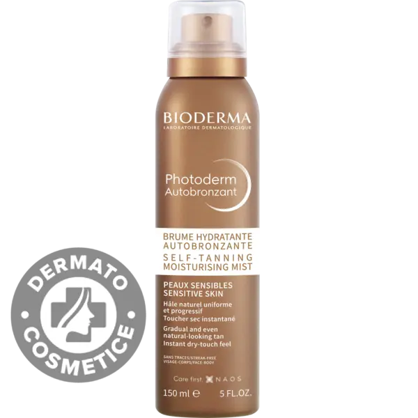 Spray autobronzant Photoderm Brume hidratant, 150ml, Bioderma