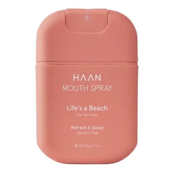 Spray bucal cu aroma de Chai Tea & menta, Life's a Beach, 20ml, Haan