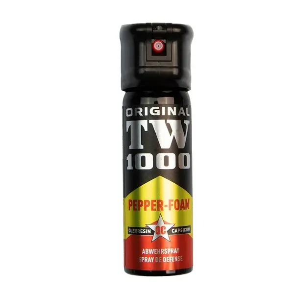 Spray cu piper DEPOX , TW-1000 Foam, spuma, auto-aparare, negru, 64 ml