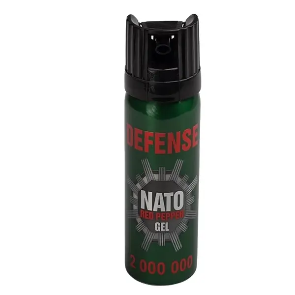 Spray cu piper rosu DEPOX , Nato Defense, gel, auto-aparare, 50 ml, verde