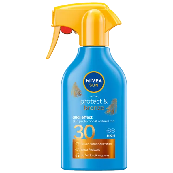 Spray cu protectie solara SPF30 Protect & Bronze Trigger, 270ml, Nivea