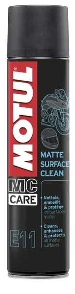 Spray cu solutie intretinere plastice mate MOTUL MC CARE E11 MATTE SURFACE CLEAN 400ml