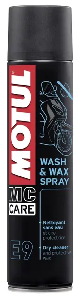 Spray curatare fara apa MOTUL MC CARE E9 WASH & WAX SPRAY 400ml